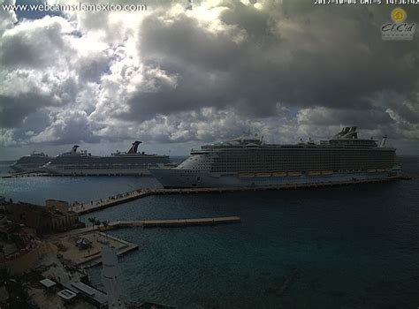 cozumel cruise port cam|cozumel live webcam.